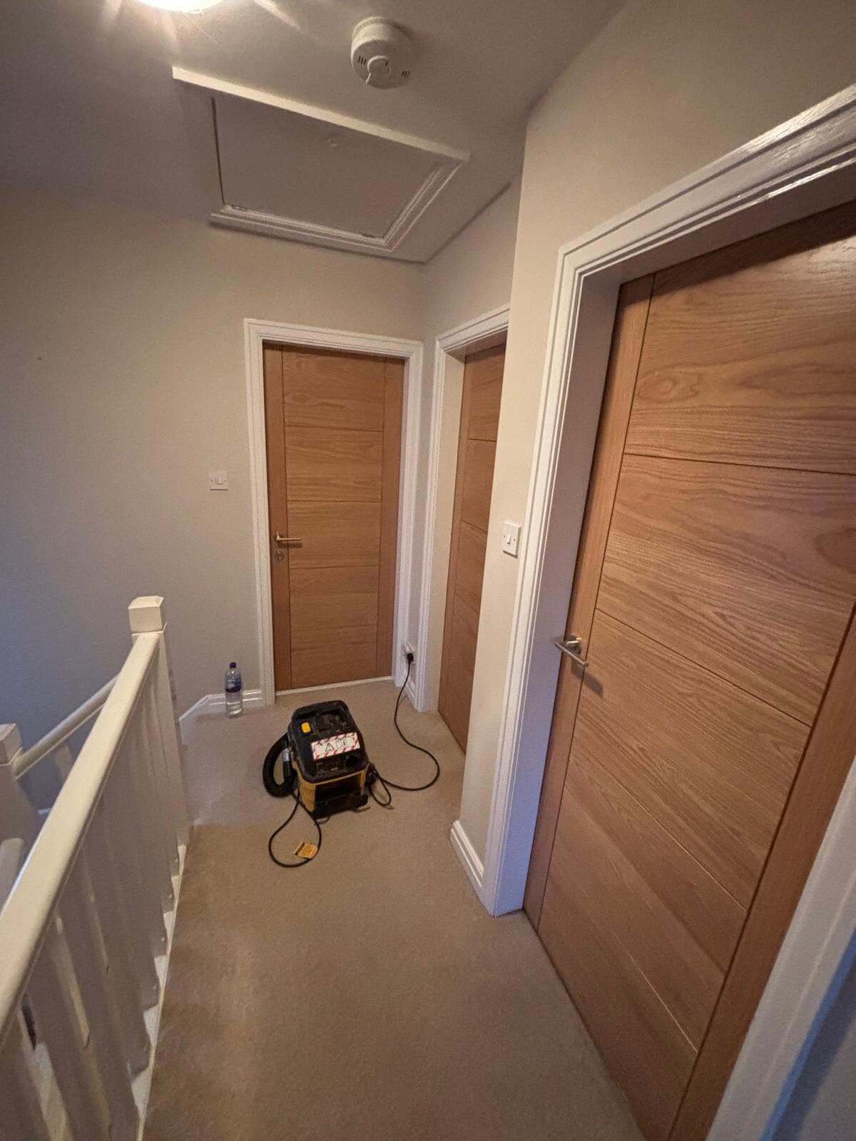Contemporary Oak Internal Doors Installed in a Lancaster Home