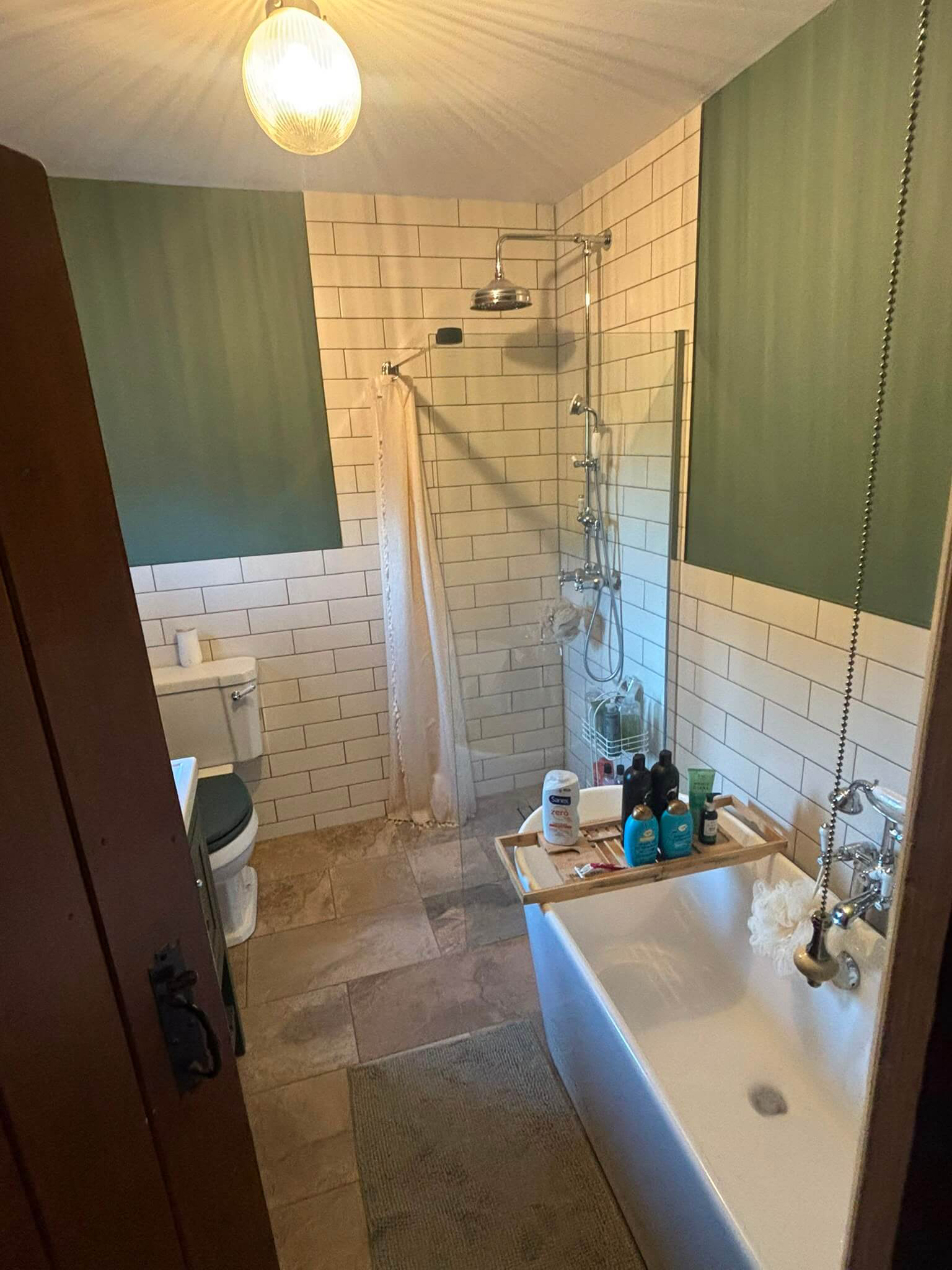 Original Cottage Bathroom Before the Renovation Work Began